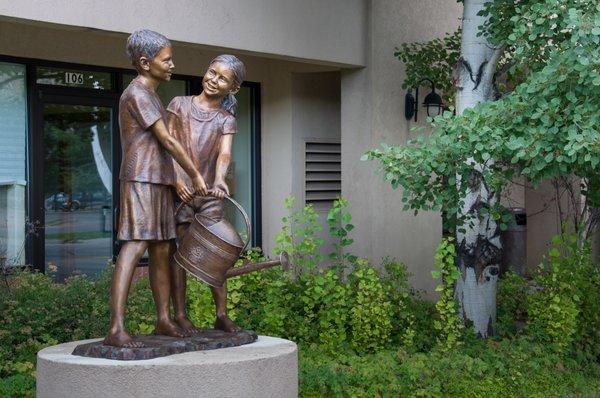 Growing Together Bronze Edition of 35 By Scott Streadbeck