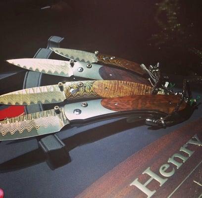 Awesome collection of William Henry knives, all hand-made in Oregon, USA!