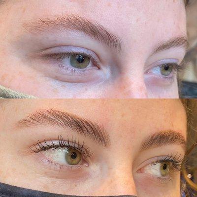 Signature Brow Shaping + Brow Lamination + Brow Tint