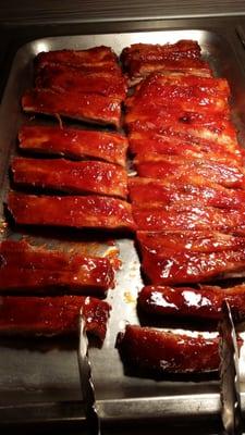 now we serve BBQ SPARE RIBS every supper time