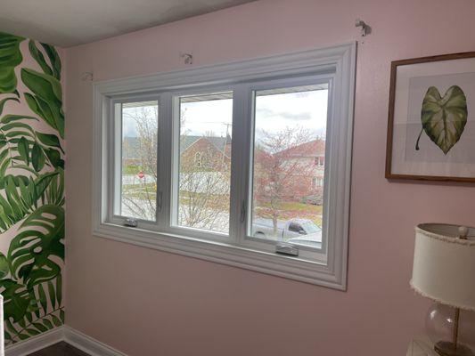 New vinyl casement windows