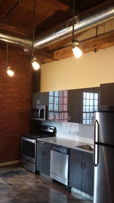 Urban kitchen remodel, electrical installed by Mosley's Electric LLC.