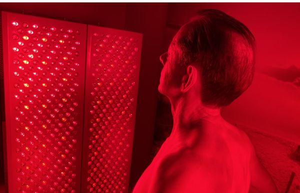 Red light therapy (PBM) - stimulates collagen growth, improves skin, reduces inflammation and more.