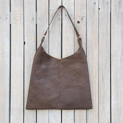 Yobel Leather Boho Bag with Buckles. Espresso Brown. $199.99. Made in Kenya.