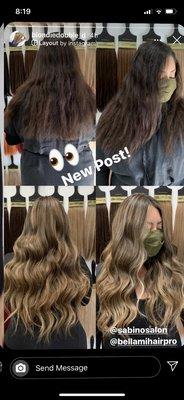 Hair transformation