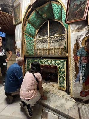 Church of the  Nativity in Bethlehem.