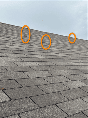 Roof inspections will be done by walking the roof when deemed safe and/or by ladder with binoculars to spot all issues.