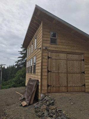 Garage, 100% sbs, and Alaska ferry delivered supplies.