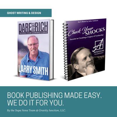 Ghost writing & publishing services.