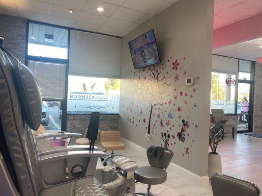 Cute little children's area for nails