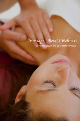 Providing high quality massage, reiki, & wellness services at 2 convenient locations; as well as, in-home/onsite services around the valley.