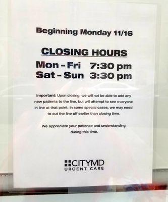 Store hours