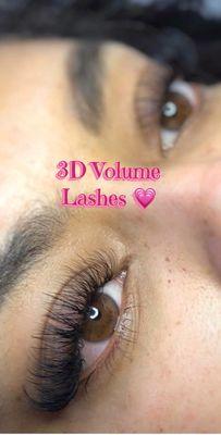 Keep your LASHES LONG and your STANDARDS HIGH Schedule your appointment for a 3D Volume Lashes today!