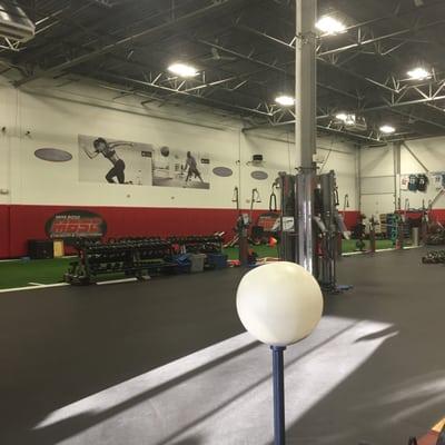 The training floor