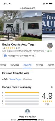 Bucks County Auto Tags