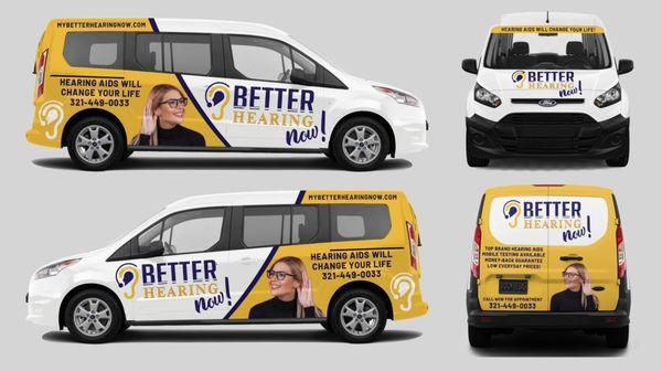 Our new van design should be up and running shortly. What do you think of the design work?