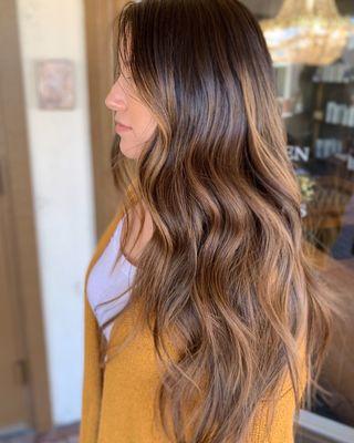 Sun kissed balayage