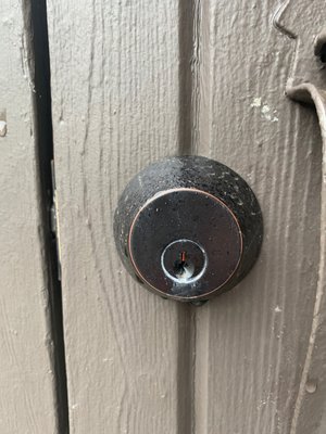 24 Hrs Locksmith Llc installed this double sided deadbolt lock for $814 + a $122 That seems excessive to me