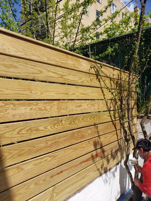 Fence installation