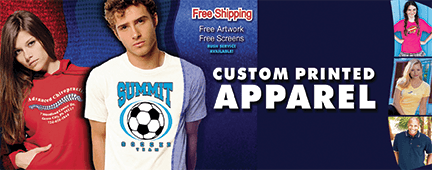 Custom Apparel for all occasions.