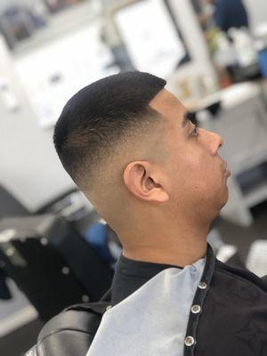 Mid-High Skin Fade.