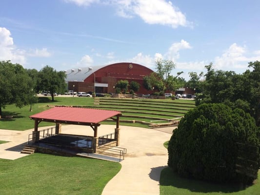 Amphitheater built by Oak Grove back in 2012 at Texas A&M Commerce in Commerce,Tx