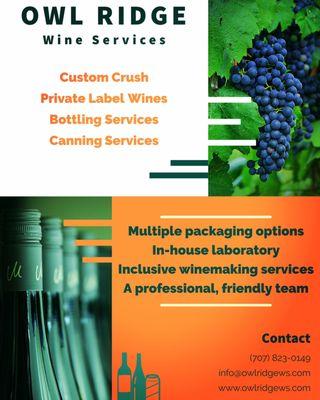 Owl Ridge Wine Services