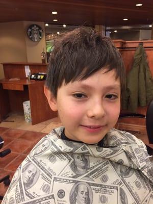 Kids short layer cut