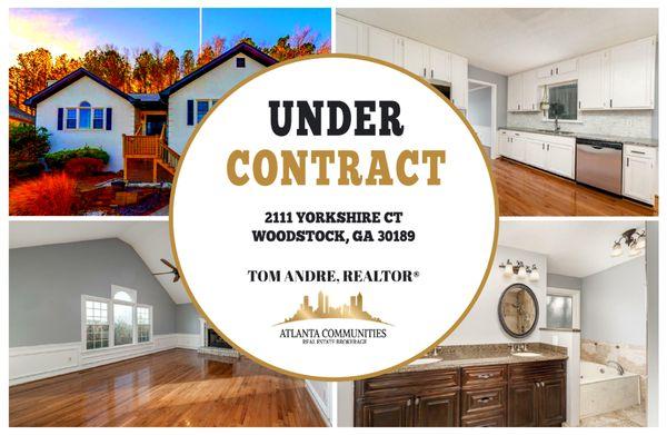 Under Contract and now Closed in Woodstock!! March 2024