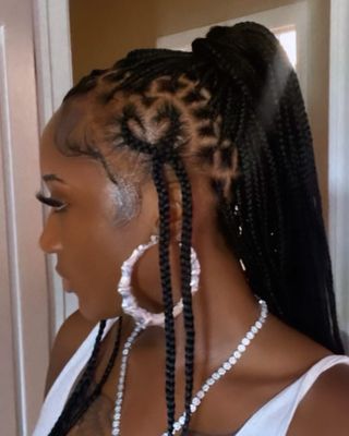 Knotless braids