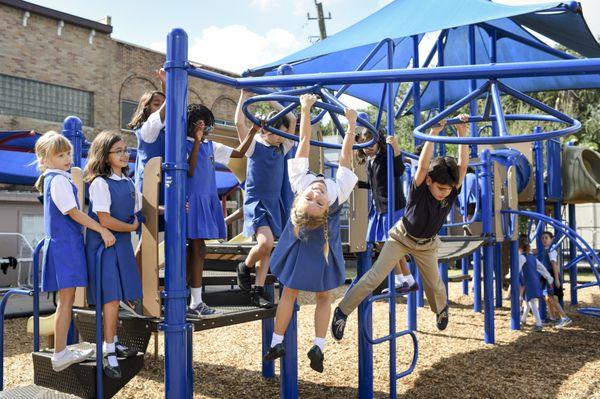 Excitement on the playground