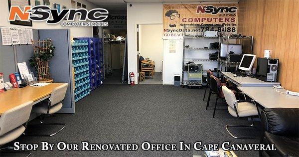 Stop by our newly renovated office.