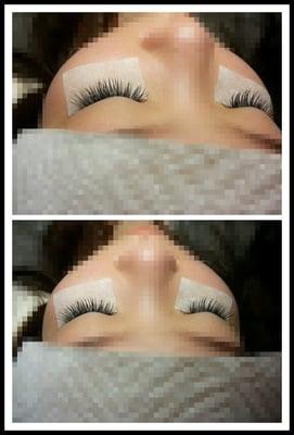 Double eyelash extension