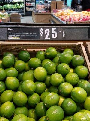 These limes better be tremendous at this price.