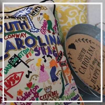 Love South Carolina? Grew up in Charleston? We've got the perfect accessories for your living or dorm room!