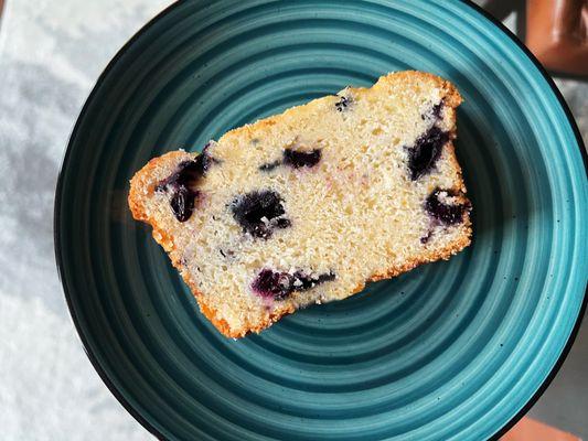 Blueberry Pound Cake (Full size slice)