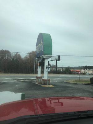 Community bank sign