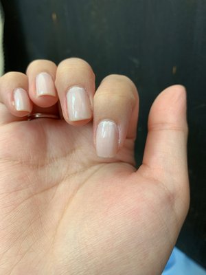 My nails have already started to chip and it's only been a few days.