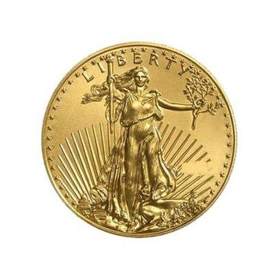 Gold american eagle coin