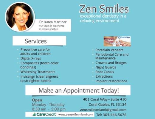 Exceptional dentistry in a relaxing environment.