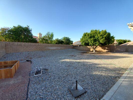 Landscape La Quinta. Before picture #2