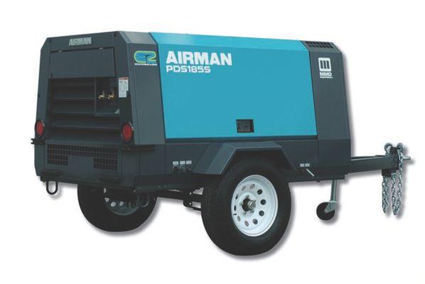 Airman compressors in 100, 185 and 400CFM models.