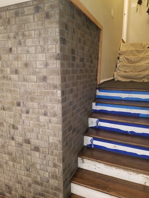 Thin brick tile