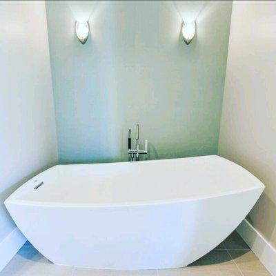 Blue Bath is one of our Remodeled Guest Baths in MacDonald Highlands