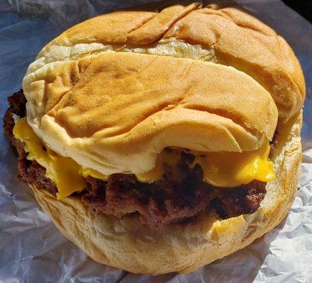 Bacon cheeseburger..