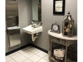 Patient Restroom.  Handicap accessible at your local dentist in Portage, IN.