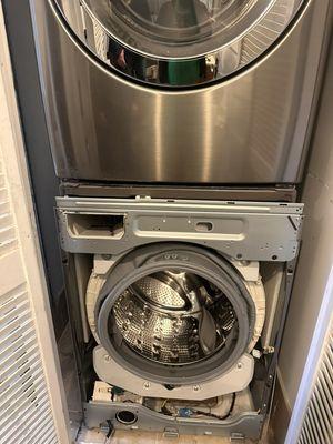 LG washing machine no drain