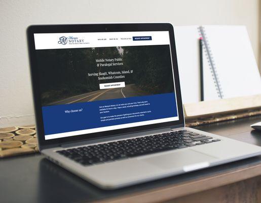 Website Design: Marquis Notary | Mount Vernon, WA