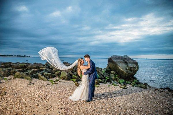 Beach wedding photography