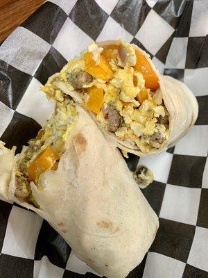 Breakfast burrito- breakfast special